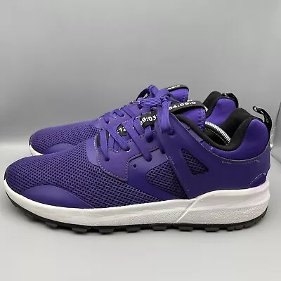 H&M Shoes Men’s Size 10.5 US / 44 EUR Mesh Trainers Purple Lace Up Sneakers • $31.95