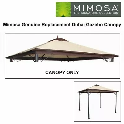 Genuine Mimosa 3 X 3m Dubai Gazebo Replacement Roof CANOPY ONLY • $167