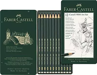 Faber-Castell 9000 Graphite Sketch Pencil Sets Art 8B - 2H Set Of 12 • $16.79