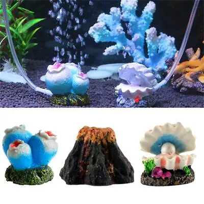 Aquarium Oxygen Pump Air Bubble Stone Fish Tank Accessories Air Bubble Ornament • $12.38