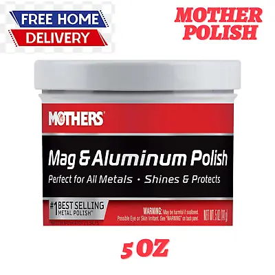 MOTHERS Mag Wheel Aluminum Polish Metal Chrome Shines Protects Car Polisher... • $8.54