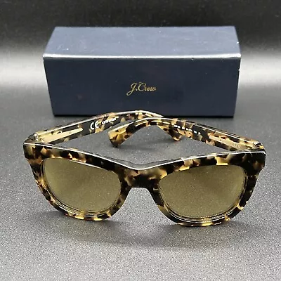 J. Crew 3719 Oversized Cateye Sunglasses Havana 54-21-135 Used W/ Case • $28