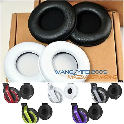 White Black Color Ear Pads Replacement Cushions For HDJ 500 DJ Headphones • $12.80