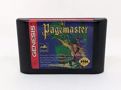 The Pagemaster (Sega Genesis 1994) Authentic Cartridge Only No Manual Tested • $11.49