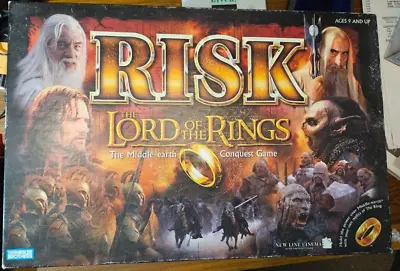 Risk Lord Of The Rings Middle Earth Conquest Board Game-missing 2 Parts • $10.99