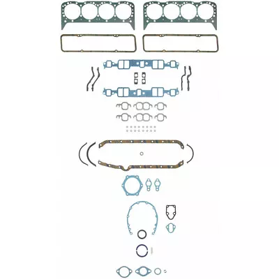 $54.96 • Buy Fel Pro Engine Gasket Set 260-1000; Permatorque For 1957-79 Chevy 262-350 SBC
