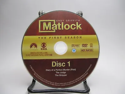 *REPLACEMENT DVD ONLY* Choose Your Replacement Disc For Matlock TV Show Series • $2.20