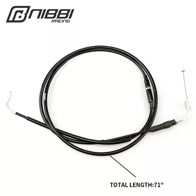 NIBBI Universal Throttle Cable Scooter Off-Road Dirt Bike 71  For YAMAHA SUZUKI • $12.74