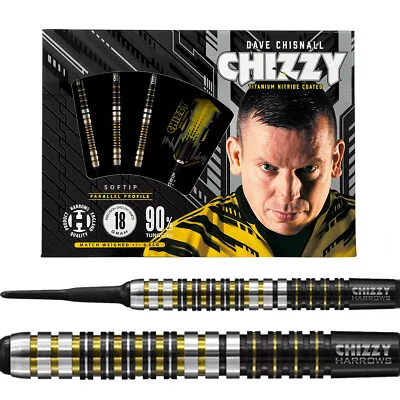 Harrows Dave Chisnall Darts Set 18g 20g 22g Grams Soft Tip Tungsten Chizzy • £3.59