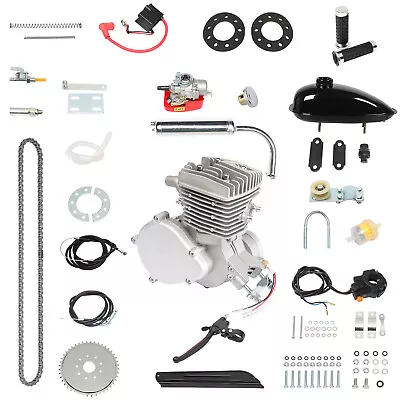 Full Set 100cc Bicycle Motor 2 Stroke Bike Motorized Petrol Gas Engine Kit US • $109.95