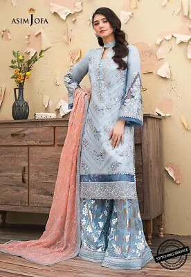 £165 • Buy Asim Jofa Original Stitched Eid/wedding/Party Dress Size S