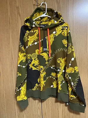 NWT Versace Jeans Couture Men’s XXL Hoodie Jacket $525 • $198