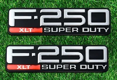 2pcs Red For 99-04 F-250 XLT Super Duty Right & Left Fender Emblem F81Z-16720-XA • $29.69