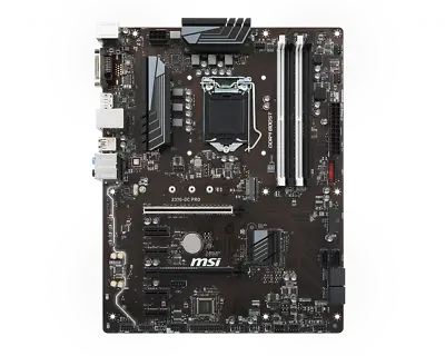 FOR MSI Z370-OC PRO Motherboard LGA1151 DDR4 VGA DVI DP ATX Gaming System Board • $203.25