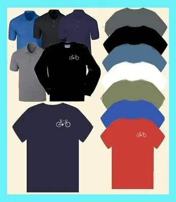 RACING BICYCLE T Shirt Polo Long Sleeve Classic Push Bike Dad Brother Husband • £15.99