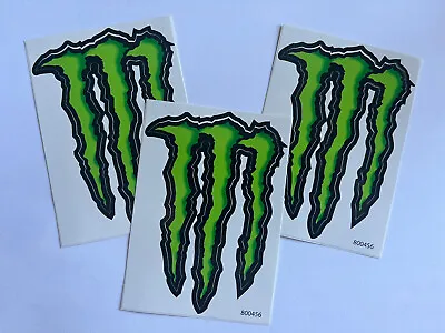 Monster Energy Stickers 3  X 4   3-pak Of NEW Stickers. • $14.99
