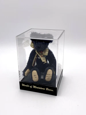 £9.99 • Buy World Of Miniature Bears Black 'Ebon' Bear By Theresa Yang With Original Box