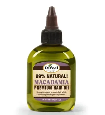 Difeel Premium Hair Oil For Moisturizes Dry Hair & Repair/Damage Control 75ml • £7.95