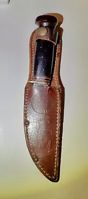 Marbles Hunter Knife With Leather Boy Scout Sheath • $51