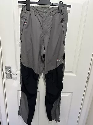 MONTANE Terra Pants - Grey - Walking Hiking Climbing Trousers - Medium Regular • £48