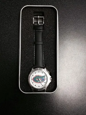 UF Florida Gators Game Time Watch New Black Leather Band • $34