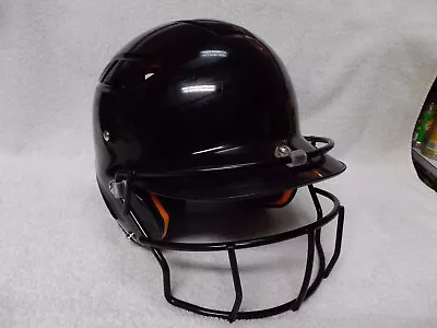 Schutt 3256 S O SSMC BAF 01-11429 Small Black Baseball Helmet With Face Guard • $19.99