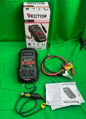 Vector 500 Watt Power Inverter Dual Power InverterTwo USB Charging Ports(BR15) • $20