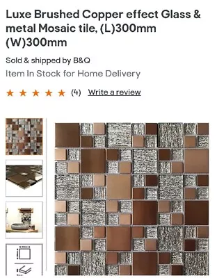 Mosaic Tile Sheets  • £10