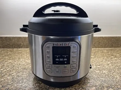 Instant Pot IP-DUO60 6 Qt. 7-in1 Electric Pressure Cooker - Black/Silver • $49.95