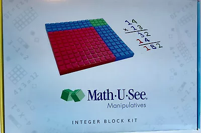 Math-U-See - Manipulatives - Integer Block Kit  - Demme Learning - Complete Set • $44