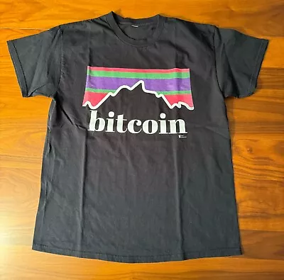 Vintage Bitcoin Btc Crypto T-shirt Pre-owned Size Large Upc0001 • $0.99