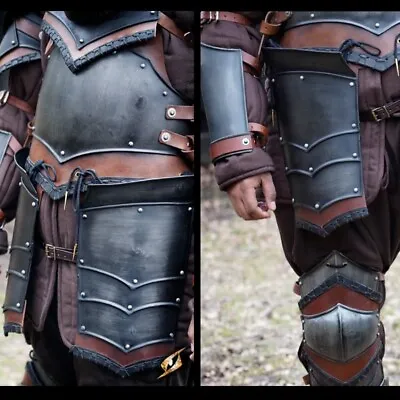 Metal Armour Rogue Tassets - Epic Dark Ideal For LARP Or Costume • £67