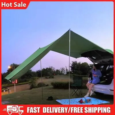 Camping Side Car Roof Top Tent Anti-UV Car Tent Sun-proof Waterproof For Car SUV • $87.66