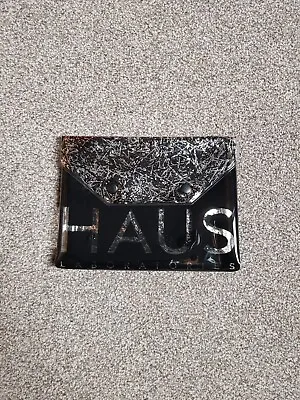 Haus Labs By Lady Gaga Makeup Bag Case Toiletries Haus Laboratories Silver Black • £5.99