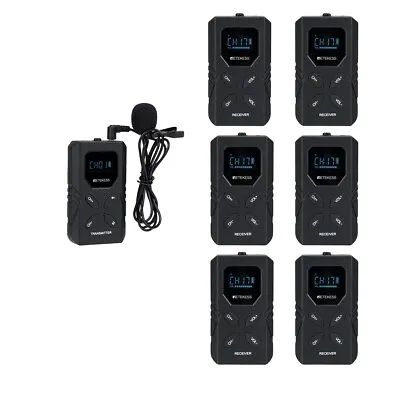 Retekess TT117 Tour Guide System FM Mic Transmitter 6 Receivers  Interpretation • $106.66