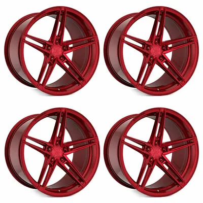 20  Rohana RFX15 Red 20x9 Forged Concave Wheels Rims Fits Volkswagen CC • $2340