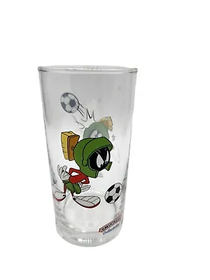 Marvin The Martian Soccer Smucker's Jelly Glass 1998 Looney Tunes Vintage • $11.95