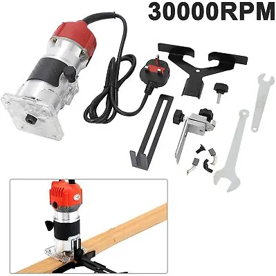 220V Electric Hand Trimmer Palm Router Woodworking Laminate Wood Laminator UK • £29.49