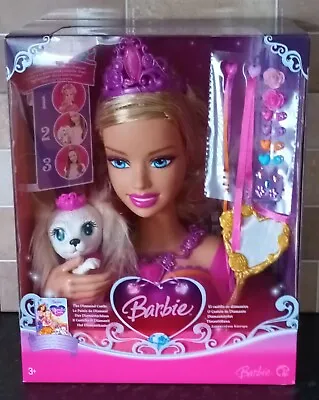 £100 • Buy Mattel Princess Liana The Diamond Castle Barbie Doll Styling Head & Dog HTF BNIB