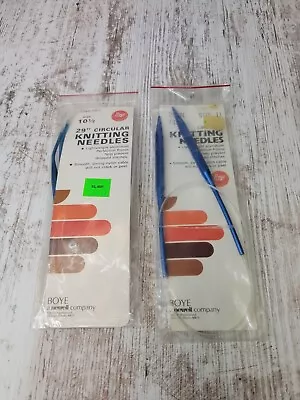 Vintage Boye Circular Knitting Needles Pair Size 10.5  And 11  • $10