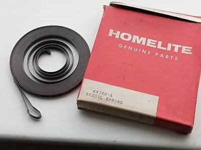 Genuine HOMELITE RECOIL SPRING 64180-A Fits Various Chainsaws NOS • £9.25