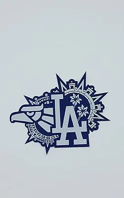 Los Angeles Dodgers Mexico Aztec LA Baseball Woven Iron-on Patch 4  • $8