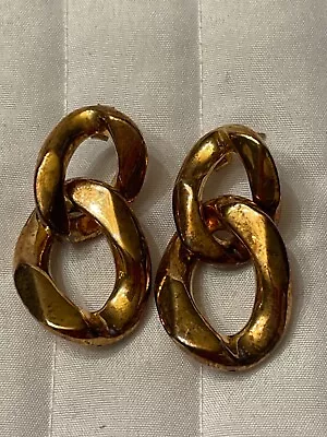 Vintage Veronese Gold Over 925 Earrings • $75