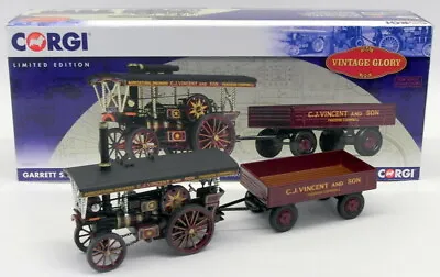 Corgi 1/50 Scale Model Steam Engine CC20310 Garrett Showmans Trailer Cornishman • $127.99