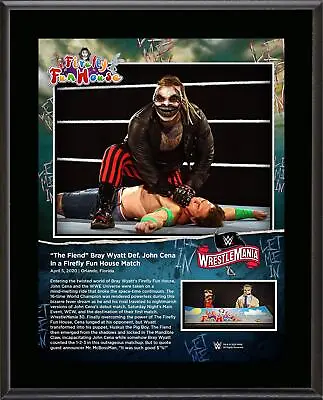 Bray Wyatt WWE 10.5  X 13  WrestleMania 36 Sublimated Plaque • $29.99