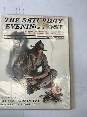 Saturday Evening Post October 6 1917  Jc Leyendecker Art Full Magazine Exc  • $39.99