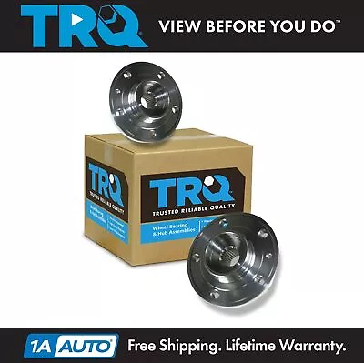 TRQ 5 Lug Front Wheel Hub & Bearing Pair Set For Volvo 850 C70 S70 V70 • $90.95