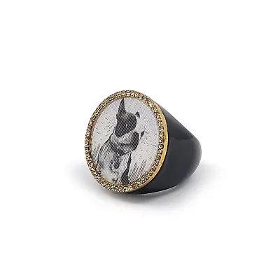 Marc By Marc Jacobs Lenticular Rue Dog Statement Ring - M0002074 • $29.95