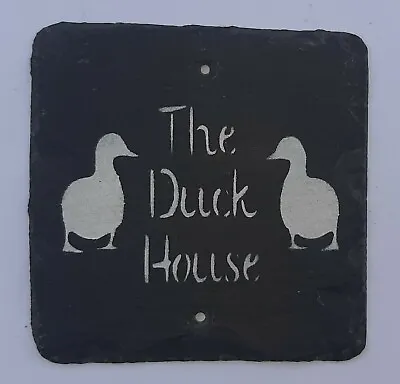 Duck Signs Garden Sign Farm Sign Duck House Duck Shed Slate Plaque Garden Decor  • £6.99