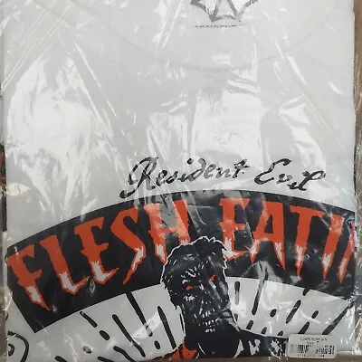 Resident Evil Short Sleeve T-Shirt Flesh Eating White Size: S (07) • £6.99